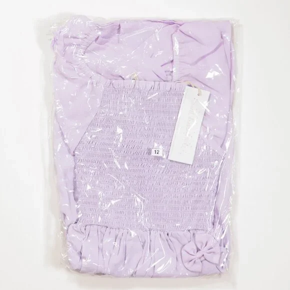 Well Dressed Wolf Chiffon Lavender Spritz Free Spirit in size 12 NWT